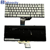 New PO Silver Backlit Keyboard for HP Spectre x360 13-AC 13-W 13-AD 13-AE 13-AP Portuguese