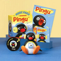 Loa Bluetooth di động, loa Pingu, thiết kế hình chim cánh cụt với đầu to, phù hợp để nghe nhạc và nó
