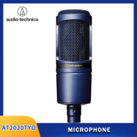 Original Audio Technica AT2020TYO Wired Microphone Blue Limited Edition Cardioid Professional Recording Condenser Microphone