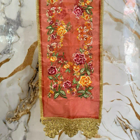 Selendang Koto Gadang Motif Suji Caia