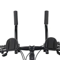 Bicycle Arm Rest Bar Detachable 26.5-31.8mm Clamps Bike Aero Tt Bar for Mountain Bikes Racing Bikes Time Trial Folding Bikes