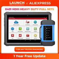 Launch X431 V+ HDIII HD3 Heavy Duty Truck V4.0 For 24V Car Diagnostic Tools OBD2 Scanner Obd2 Diagnostic Tool Professional