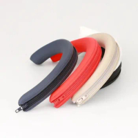 Headband Headphone Head beam With Zipper Solid Color Headband Cushion Case Washable Silicone Headband Cover for Sony WH-1000XM5