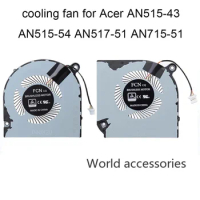 Computer Notebook Cooler Fans Radiator GPU CPU Cooling Fan for Acer Nitro 5 AN515-43 AN515-54 AN517-51 Nitro 7 AN715-51 N18C3