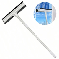 Window Cleaning Brush, Bathroom Mirror Glass Wiper, Car Cleaning Tool, Sliding Door, Shower Glass Door, Adjustable Long Handle
