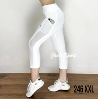 Legging Pendek 7/8 Polos JUMBO/Legging Olahraga Wanita/Bawahan Oolahraga JUMBO/Celana Kolaborasi Pin