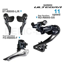 SHIMANO ULTEGRA R8000 2x11 Speed Groupset Left+Right Shifter Front+Rear Derailleur SS / GS ORIGINAL parts for Road Bike