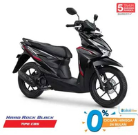 Honda BeAT CBS Sepeda Motor Rock Black Palembang