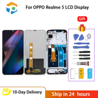 Grade AAA LCD For OPPO Realme 5 Realme5 LCD Display Touch Panel Screen Digiziter Sensor With Frame Assembly LCD For Realme 5