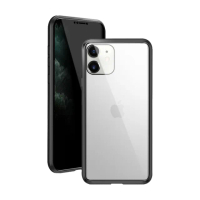 iPhone11金屬防窺全包磁吸雙面玻璃保護殼(iPhone11保護殼 iPhone11手機殼)