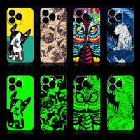 For iPhone 14 Pro Luminous Soft Case For iPhone 11 12 Pro Max 13 Mini 13 Pro Max Animals Luxo Matte TPU Night Light Back Cover
