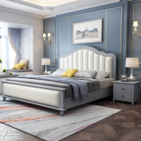 American Wood Bed Storage Childrens Superking Loft Bed King Size Camas De Dormitorio Bedroom Set Furniture