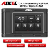 ANCEL HD3200 Professional 12V 24V OBD2 Scanner Heavy Duty Truck Scanner Diagnostic Tool Engine Fault Code Read&amp;Clear For KIA