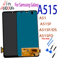 6.5"Amoled For Samsung Galaxy A51 LCD Display Touch Screen Digitizer For Samsung A51 LCD with Frame Replacement A515F/DS A515F