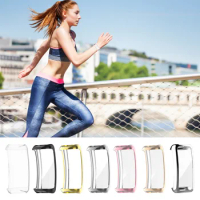 For Fitbit Inspire 3 Case TPU Screen Protector Shell Waterproof Protective Case Smart Watch Bumper Cover For Fitbit Inspire 3