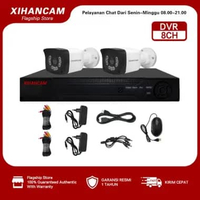 XIHANCAM Paket CCTV 4 Channel 4 Kamera CCTV Analog 2MP Paket DVR CCTV 8 Channel Komplit Siap Pasang 