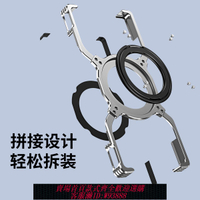 {臺灣公司貨 可打統編}適用于紅魔10pro手機殼新款紅魔9spro+金屬防摔散熱透氣保護套8pro半包無邊框紅魔8pro+高級感機械磁吸支架男