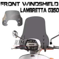 Motorcycle Front Windshield Heighten Widened Wind Deflector For Lambretta G350 Accessories For LAMBR