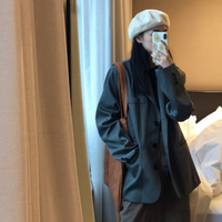 春夏薄款透氣貝雷帽女畫家帽韓版日系百搭文藝蓓蕾帽夏天出游搭配1入