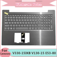 New Original For Lenovo V330-15IKB V130-15 E53-80 Laptop Palmrest Case Keyboard US English Version Upper Cover