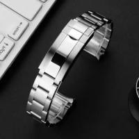 Watch Band For Rolex SUBMARINER Yacht-Master DAYTONA Solid Stainless Steel Watch Strap Watch Accessories Bracelet 20mm 21mm