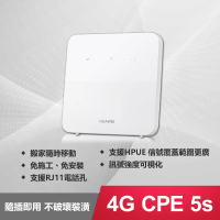 【加碼贈華為大購物袋+原廠5A快充線】HUAWEI 4G CPE 5s 路由器B320-323