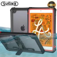 Waterproof Case For iPad Mini5 Thin Transparent IP68 Waterproof Shockproof Cover for iPad Mini 5 2019 Outdoor Diving Swimming