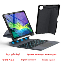 Touchpad keyboard Case For iPad Pro 11 Air 3 10.5 Air 4 10.9 7th 8th 9th 10.2 case iPad Air 5 10.9 touchpad keyboard