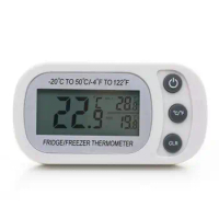 Kitchen Refrigerator Thermometer Digital Fridge Thermometer with Lcd Display Max/min for Refrigerator Kitchen Restaurants 2pcs