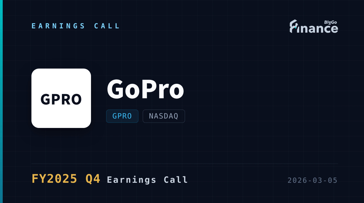 [GPRO Q4 2025 Earnings Call] GoPro Bets on Next-Gen 'GP3' Chip to Drive ...