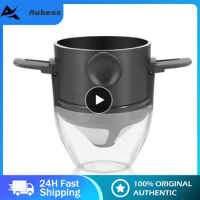 Coffee Filter Portable Stainless Steel Drip Coffee Tea Holder Funnel Baskets Reusable Tea Infuser Stand Coffee Dripper