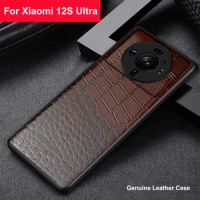 Case For Xiaomi 12S Ultra phone case Luxury leather cover For Xiaomi 12 S Ultra flip Genuine Leather cases For Xiaomi12S Ultra
