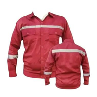 Kemeja Wearpack Safety Proyek Kemeja Kerja Seragam Kerja Merah M