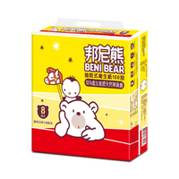 【BeniBear邦尼熊】抽取式衛生紙100抽8包10袋