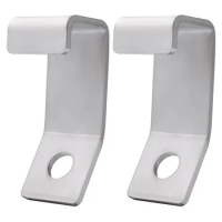 Cooler Lock Bracket, 2 Pack Ice Chest Lock Bracket, for Yeti/RTIC and Other Coolers with Tie Down Slot,Silver