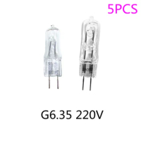 5PCS Industrial Lighting bulb G6.35 220V 35W bulb G6.35 220V halogen bulb G6.35 220V 150W bulb G6.35 220V 250W bulb aroma lamp