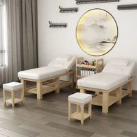 Aesthetic Massage Table Portable Tattoos Mattress Reclining Foldable Bed Functional Camilla Masaje Beauty Furniture MQ50MB