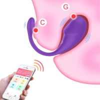 Vibrator for Women APP Wireless Bluetooth G-Spot Vaginal Stimulator Anal Vibrating Egg Massager Wearable Stimulator Sex Toys