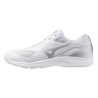 Mizuno Cyclone Speed [V1GA258156] 男女 排球鞋 穩定 包覆 回彈 白 銀