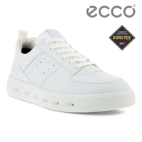 ECCO STREET 720 M SNEAKER 街頭趣闖防水皮革休閒鞋 男鞋 白色