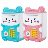 Mainan Edukasi ATM Anak Laki-Laki & Perempuan Celengan Mesin ATM Terbaru 22.5x13.5x10cm Fitur 2 Baha