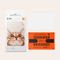 10/20pcs Sheets Original Xiaomi ZINK Pocket Printer Paper Self-adhesive Photo Print For Xiaomi 3-inch Mini Pocket Photo Printer