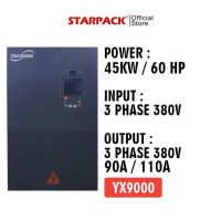 Inverter VFD Yuanshin YX9000 45 kW / 60 HP Input 3Ph 380v Output 3Ph 380v