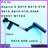 new original SATA HDD Cable Hard Drive Connector For Acer Aspire 5 A515 A515-51G A615 A615-51G-536X C5V01 N17C4 DC02002SU00