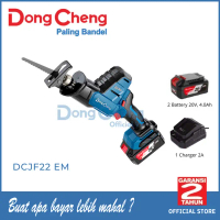 DongCheng Cordless Reciprocating Saw Gergaji Baterai DCJF22 EM