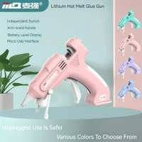 Cordless Hot Glue-Gun Wireless USB Rechargeable Hot Melt Glue-Gun