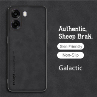 Case For Oppo A6x Luxury Casing Sheepskin Leather