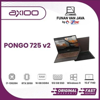 LAPTOP AXIOO PONGO 725 v2 i7-13620H/16GB/512GB SSD/RTX 2050 4GB/15,6"/WIN11