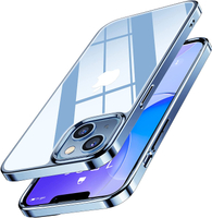 【日本代購】TORRAS 手機殼 X-SHOCK防震墊 9H硬度 iPhone 14/13 漸層藍