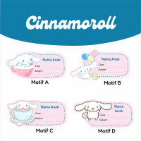 Stiker Nama Sampul Buku Tulis Karakter Kartun Tema Unicorn, dan tema Lucu unik Keren lain